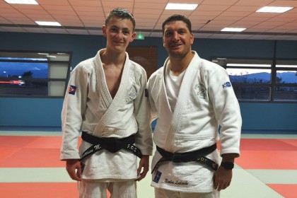 Nouvelle ceinture  noire au judo olympique Saleilles